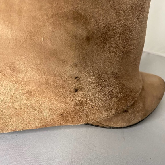 Givenchy Shark Tooth Foldover Wedge Boots 10 - Picture 10 of 14